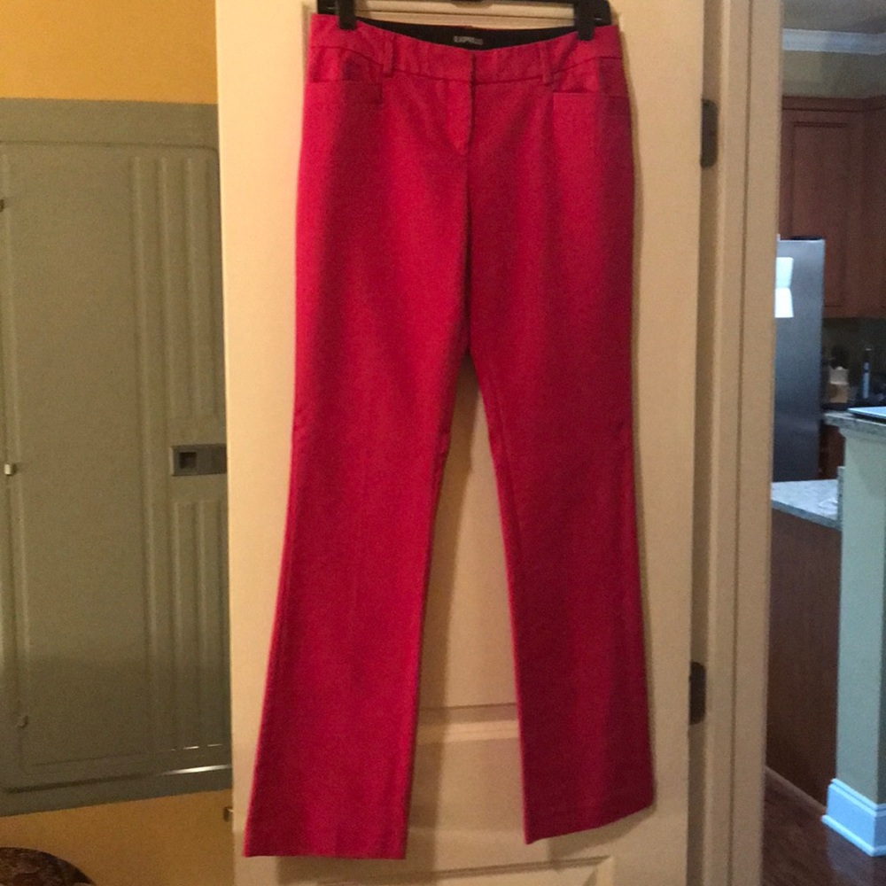 Express pink columnist pants